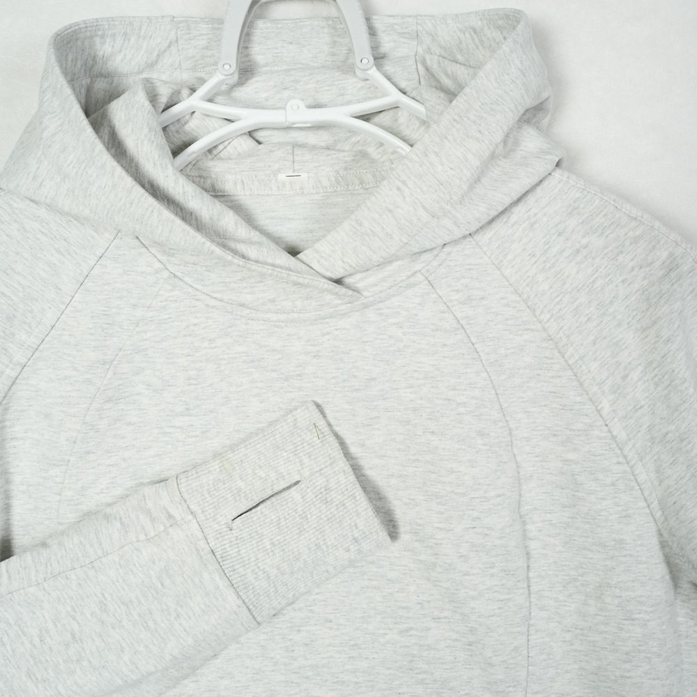 Lululemon Scuba‎ Hoodie Women's Pullover Grey Heathered Size 4 W3CB4S